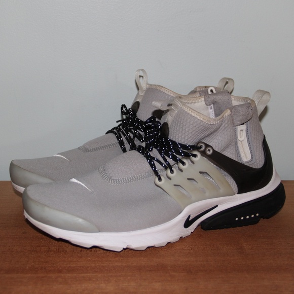 nike air presto mid utility wolf grey